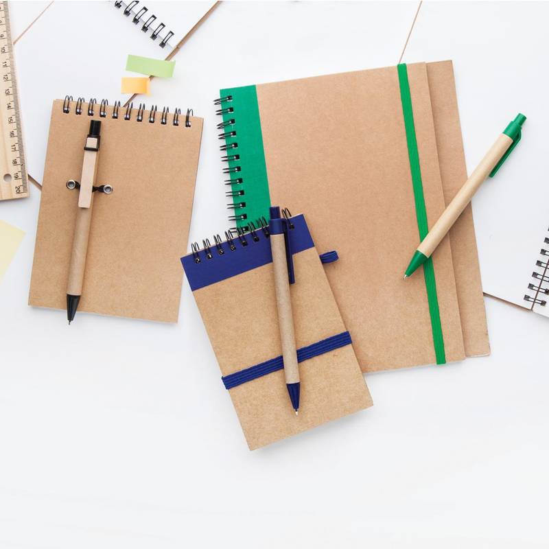 Concern poznámkový blok s kuličkovým perem, hnědá Concern poznámkový blok s kuličkovým perem, hnědá