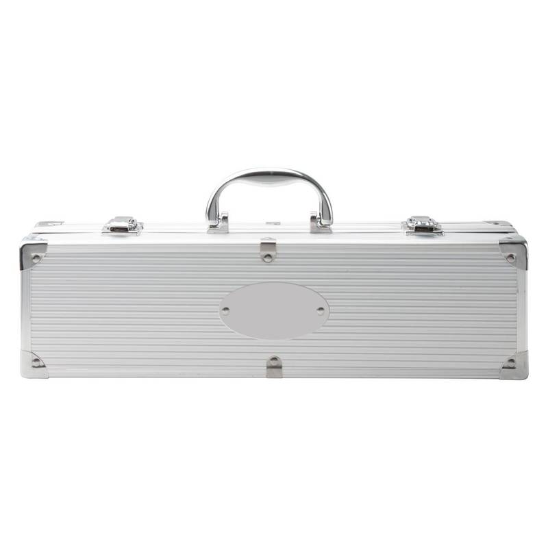 Carolina BBQ sada, sivá strieborná Carolina BBQ sada, sivá strieborná