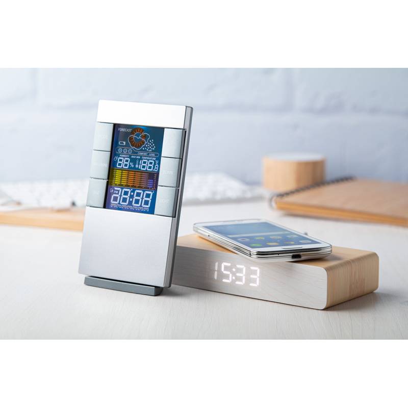 California meteostanice, šedá stříbrná California meteostanice, šedá stříbrná