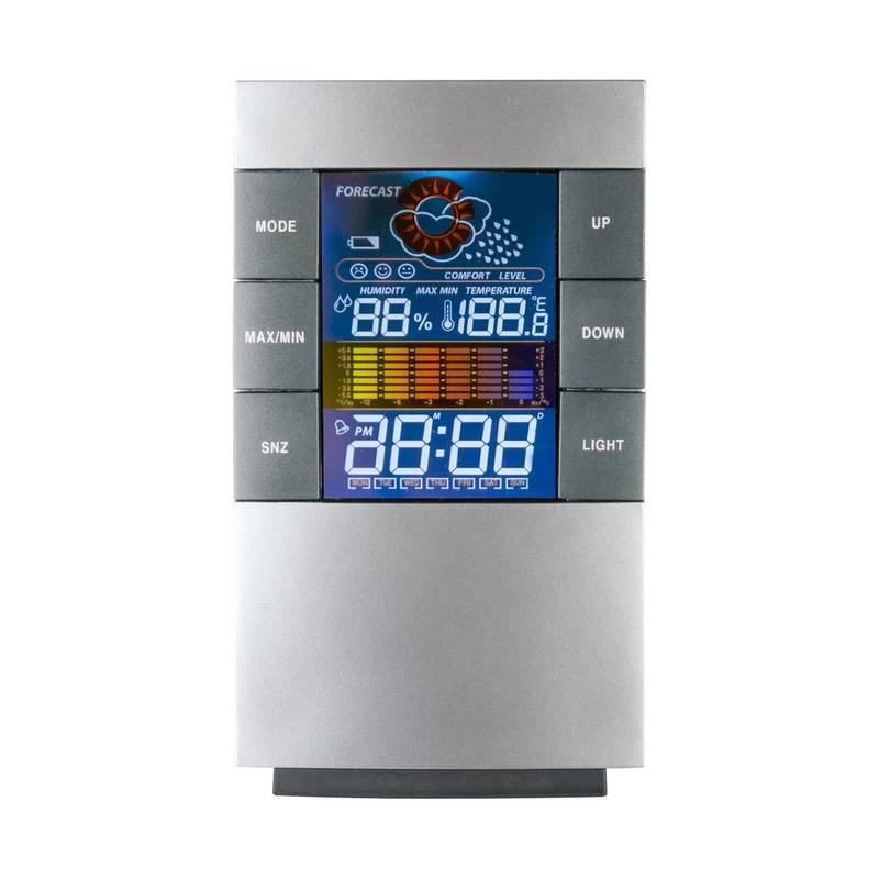 California meteostanice, šedá stříbrná California meteostanice, šedá stříbrná