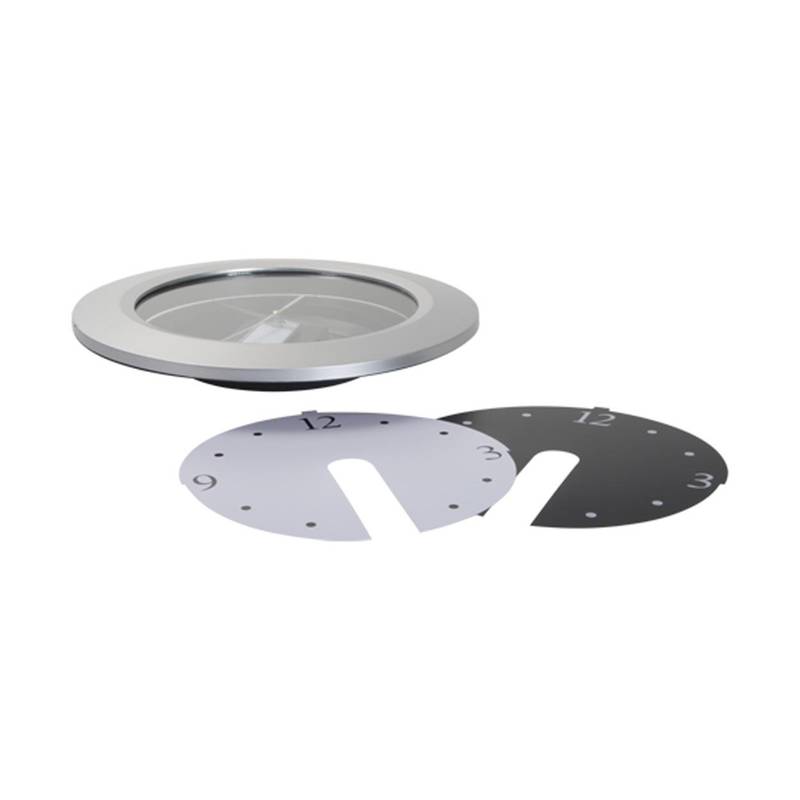 Brattain nástěnné hodiny, šedá stříbrná Brattain nástěnné hodiny, šedá stříbrná