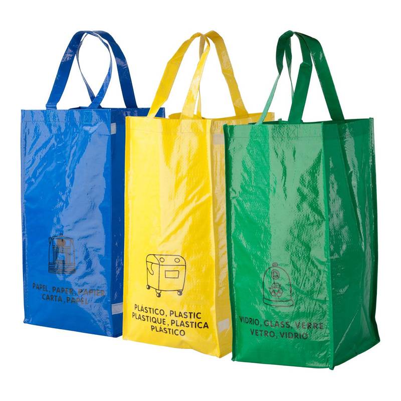 Lopack tašky na recykláciu odpadov, viacfarebná
