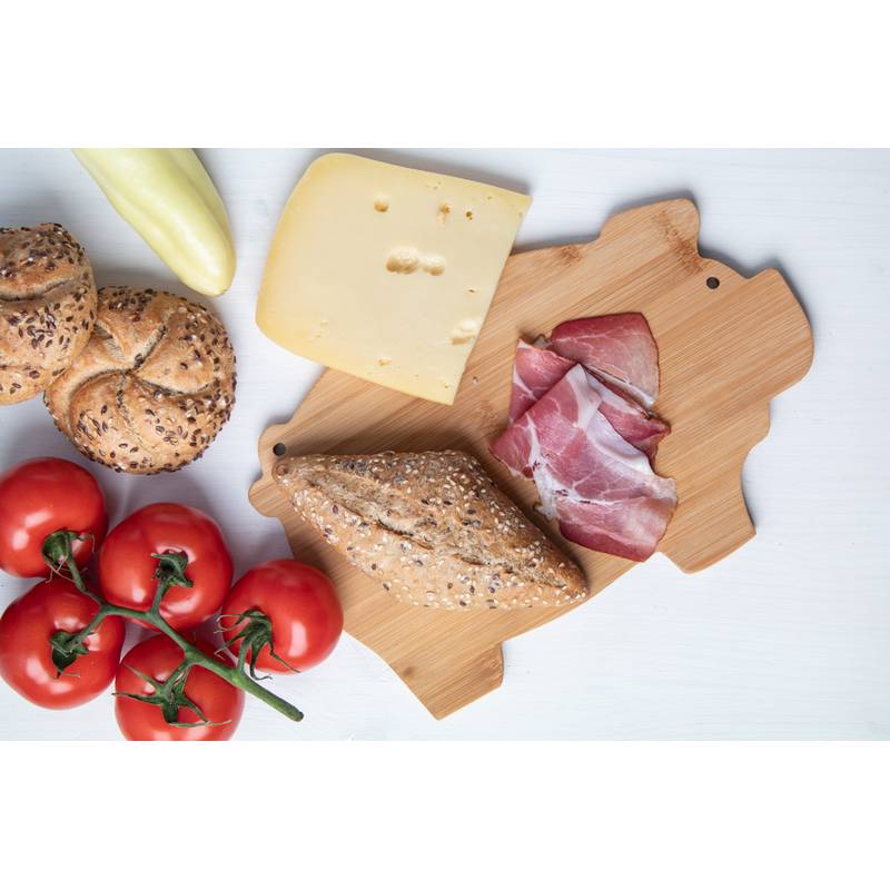 Mangalica prkénko na krájení, hnědá Mangalica prkénko na krájení, hnědá