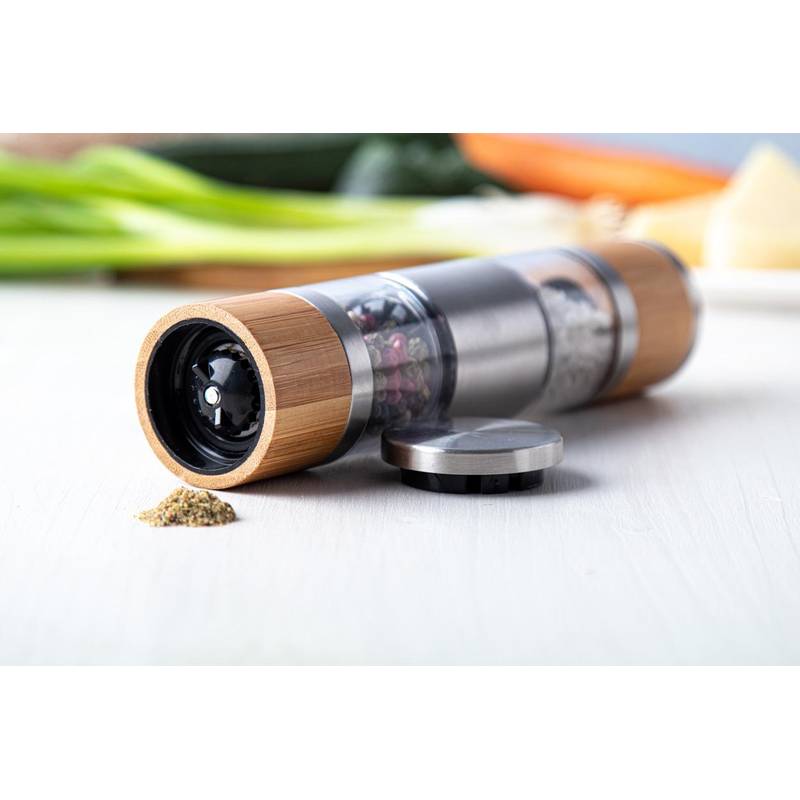 Muntok mlynček na soľ a korenie, hnedá Muntok mlynček na soľ a korenie, hnedá