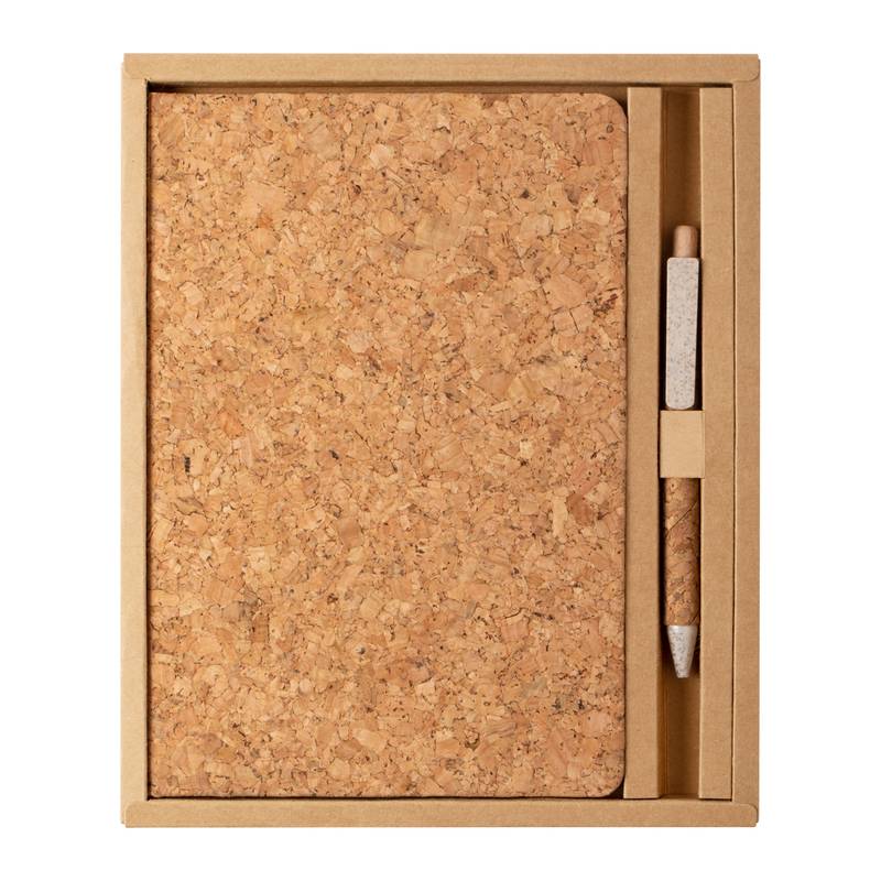 Minsor sada s notesem a perem, hnědá Minsor sada s notesem a perem, hnědá