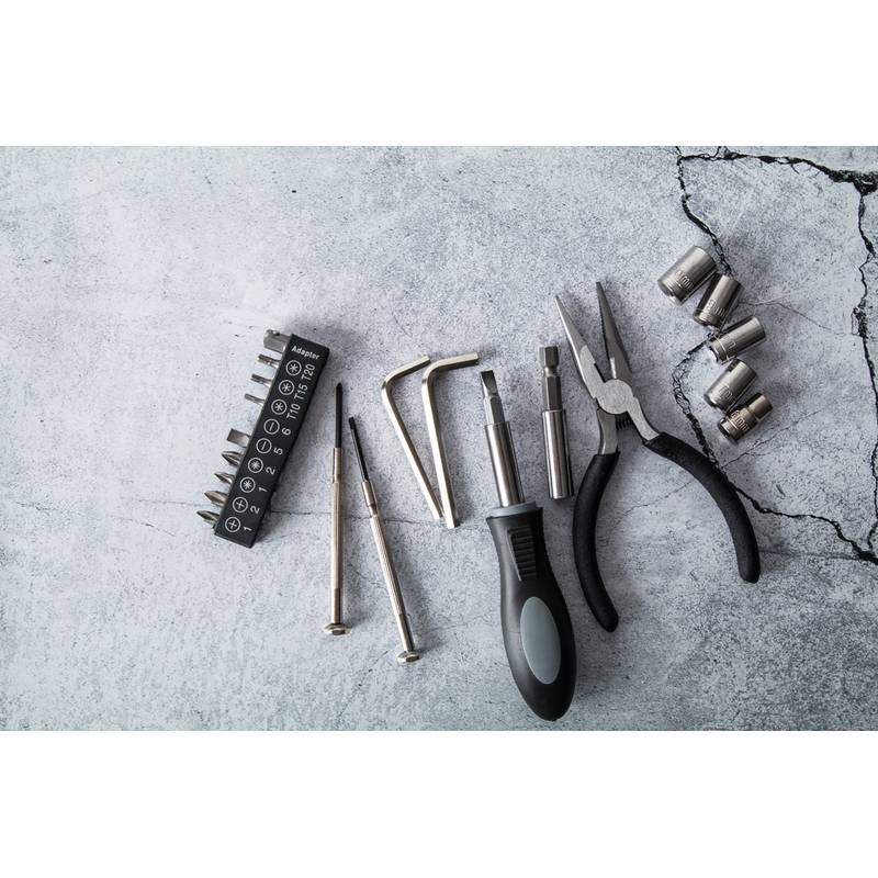 Pitstop sada nářadí, černá Pitstop sada nářadí, černá