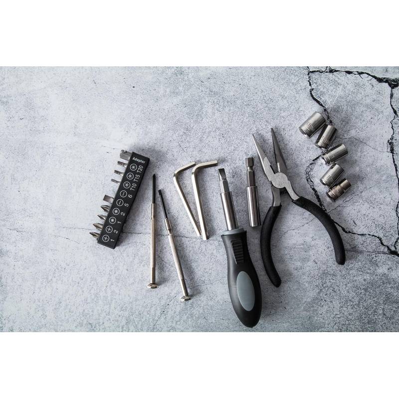 Pitstop sada nářadí, černá Pitstop sada nářadí, černá