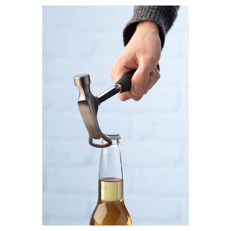 Lagerslam kladivko s otvárakom na fľaše, čierna Lagerslam kladivko s otvárakom na fľaše, čierna