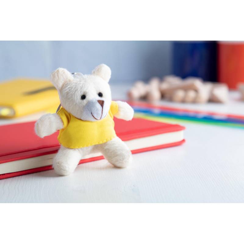 Teddy přívěšek na klíče, žlutá Teddy přívěšek na klíče, žlutá