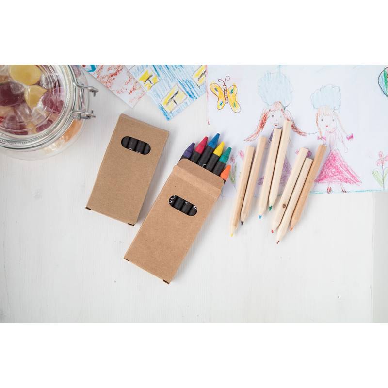 Liddy sada 6 pastelek, černá Liddy sada 6 pastelek, černá