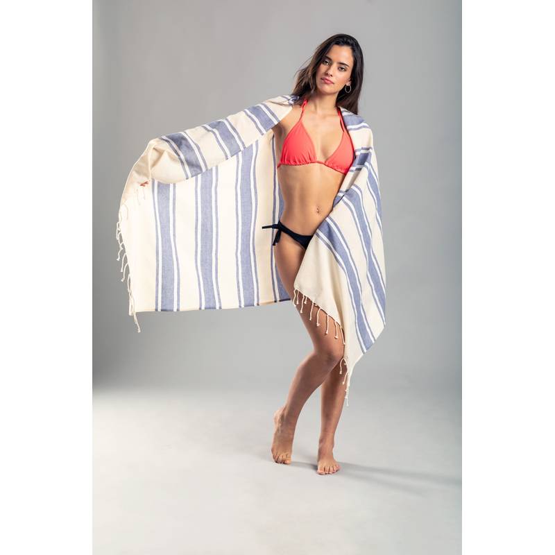 Yistal plážový ručník, modrá Yistal plážový ručník, modrá