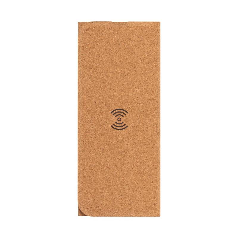 Relium podložka pod myš s bezdrôtovou nabíjačkou, hnedá Relium podložka pod myš s bezdrôtovou nabíjačkou, hnedá