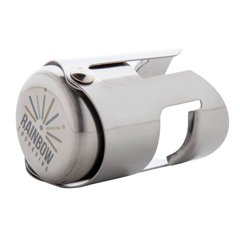 Puglia zátka na šampanské, sivá strieborná Puglia zátka na šampanské, sivá strieborná