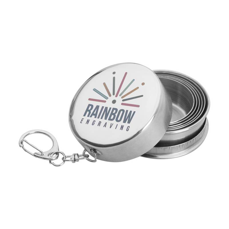 Nautilus skládací sklenička, šedá stříbrná Nautilus skládací sklenička, šedá stříbrná