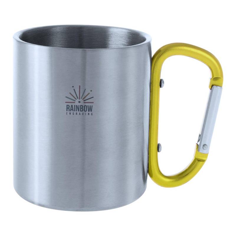 Bastic kovový hrnek, žlutá Bastic kovový hrnek, žlutá