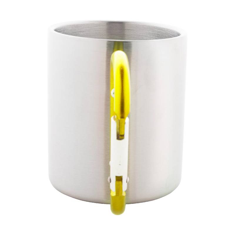 Bastic kovový hrnek, žlutá Bastic kovový hrnek, žlutá