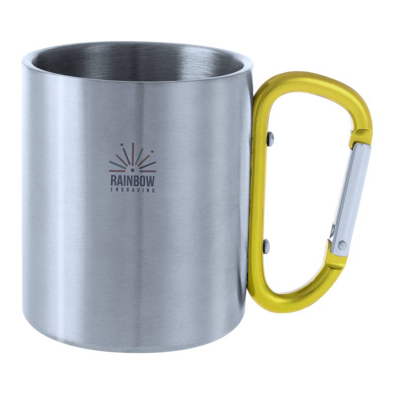 Bastic kovový hrnek, žlutá Bastic kovový hrnek, žlutá