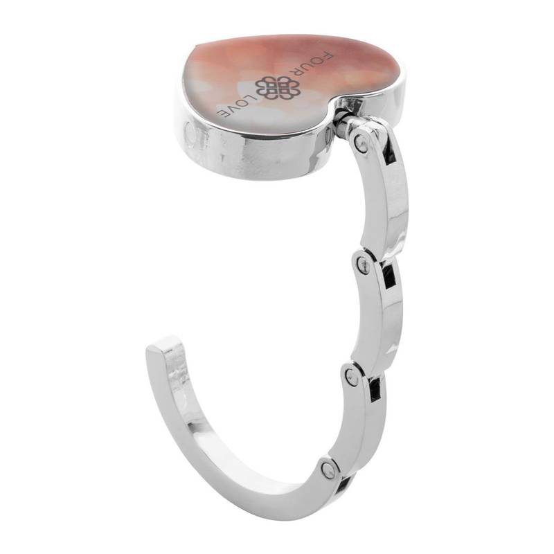 Amor věšáček na tašku, šedá stříbrná Amor věšáček na tašku, šedá stříbrná