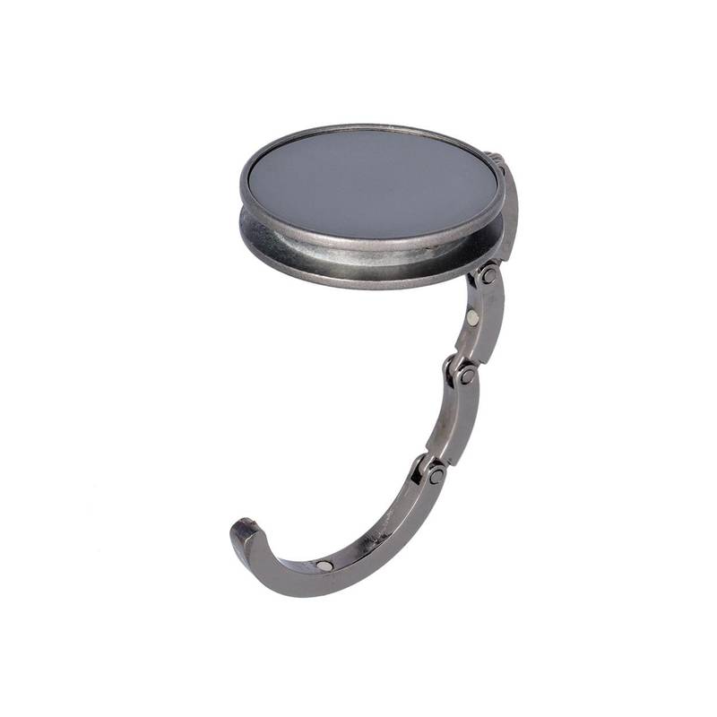 Paris věšáček na tašky s magnetem, šedá stříbrná Paris věšáček na tašky s magnetem, šedá stříbrná