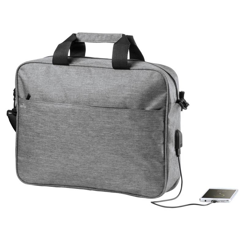 Lenket taška na dokumenty, šedá Lenket taška na dokumenty, šedá