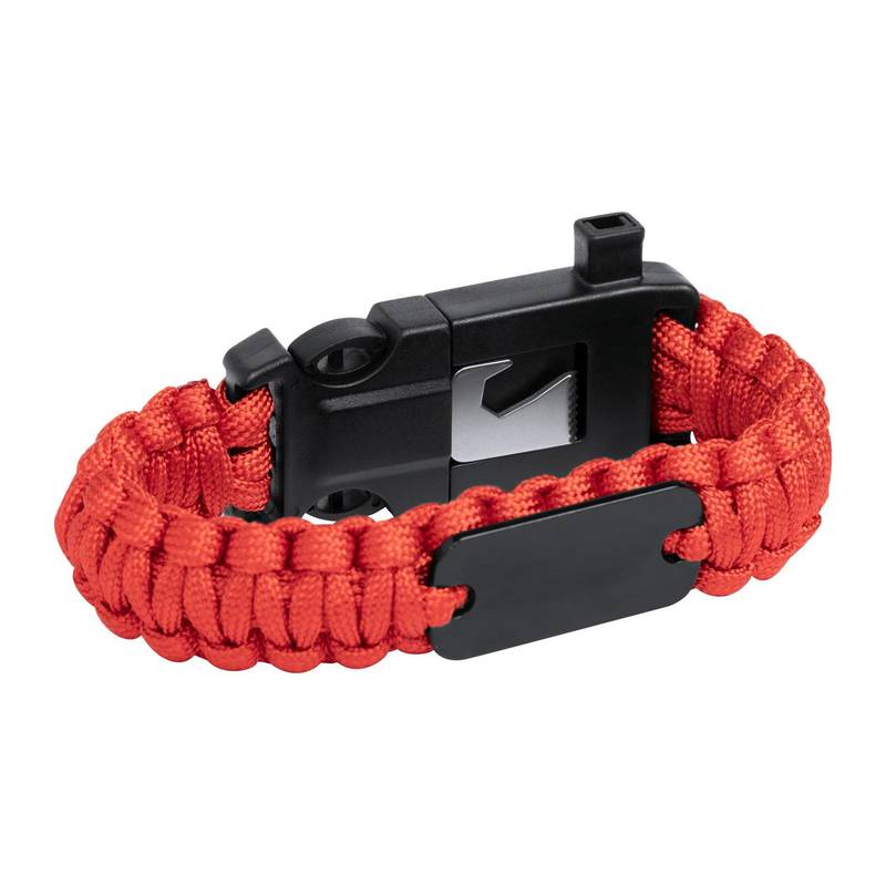 Kupra náramek na přežití, červená Kupra náramek na přežití, červená