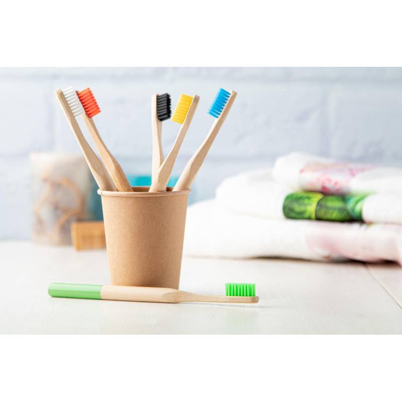 ColoBoo bambusový zubní kartáček, bílý ColoBoo bambusový zubní kartáček, bílý