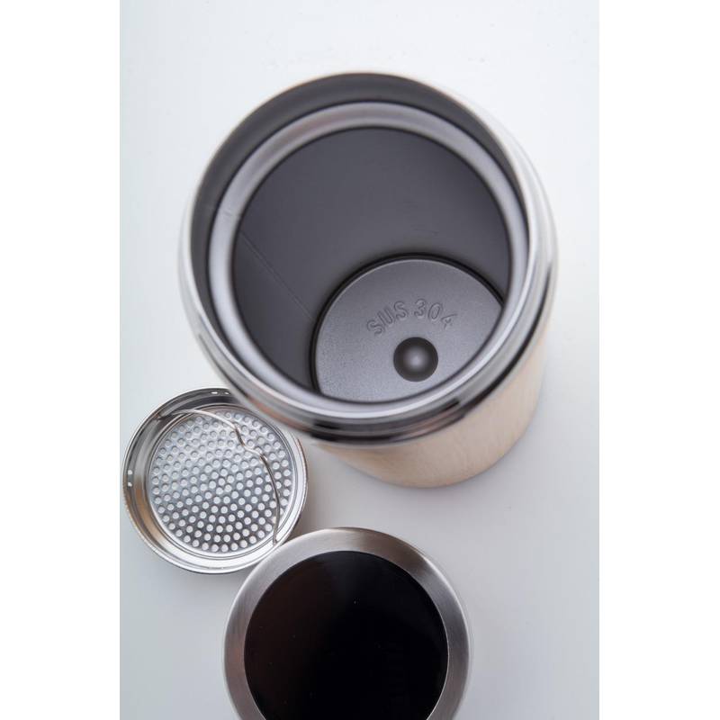 Temboo termoska s teploměrem, hnědá Temboo termoska s teploměrem, hnědá