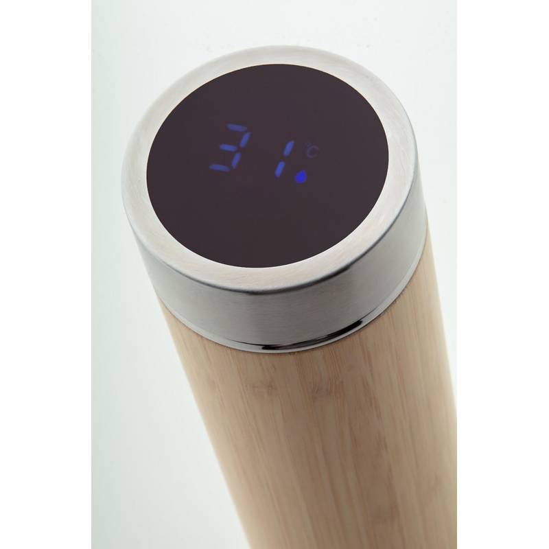Temboo termoska s teploměrem, hnědá Temboo termoska s teploměrem, hnědá