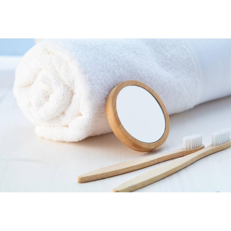 Makeboo vreckové zrkadlo, hnedá Makeboo vreckové zrkadlo, hnedá