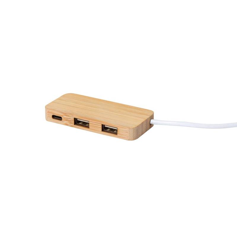 Norman USB hub, hnedá Norman USB hub, hnedá