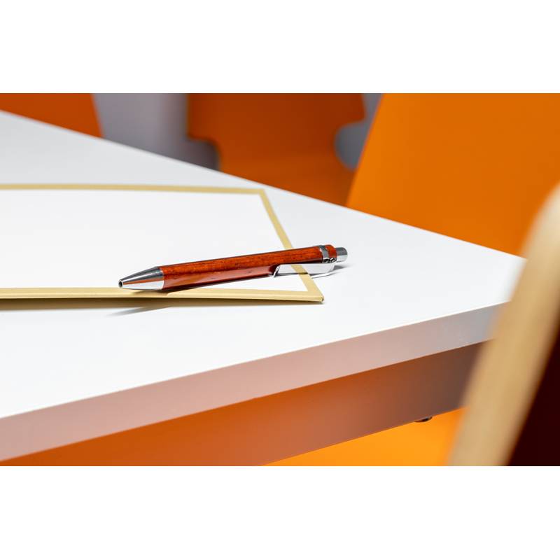 Dřevěné kuličkové pero, hnědá Dřevěné kuličkové pero, hnědá