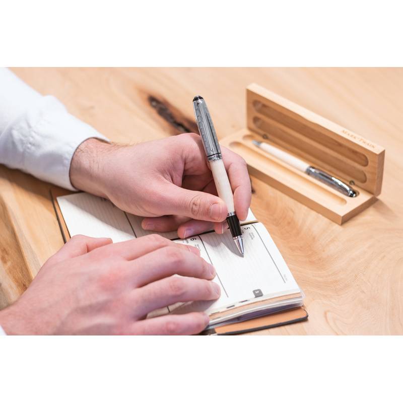 Sada na psaní Mark Twain, hnědá béžová Sada na psaní Mark Twain, hnědá béžová