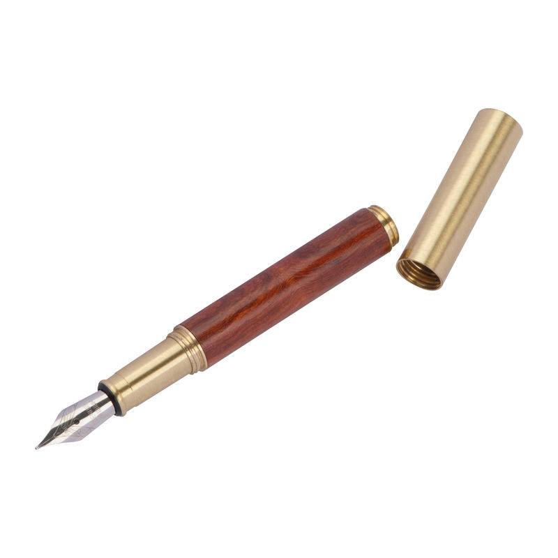 Psací sada (mosaz a dřevo), hnědá Psací sada (mosaz a dřevo), hnědá