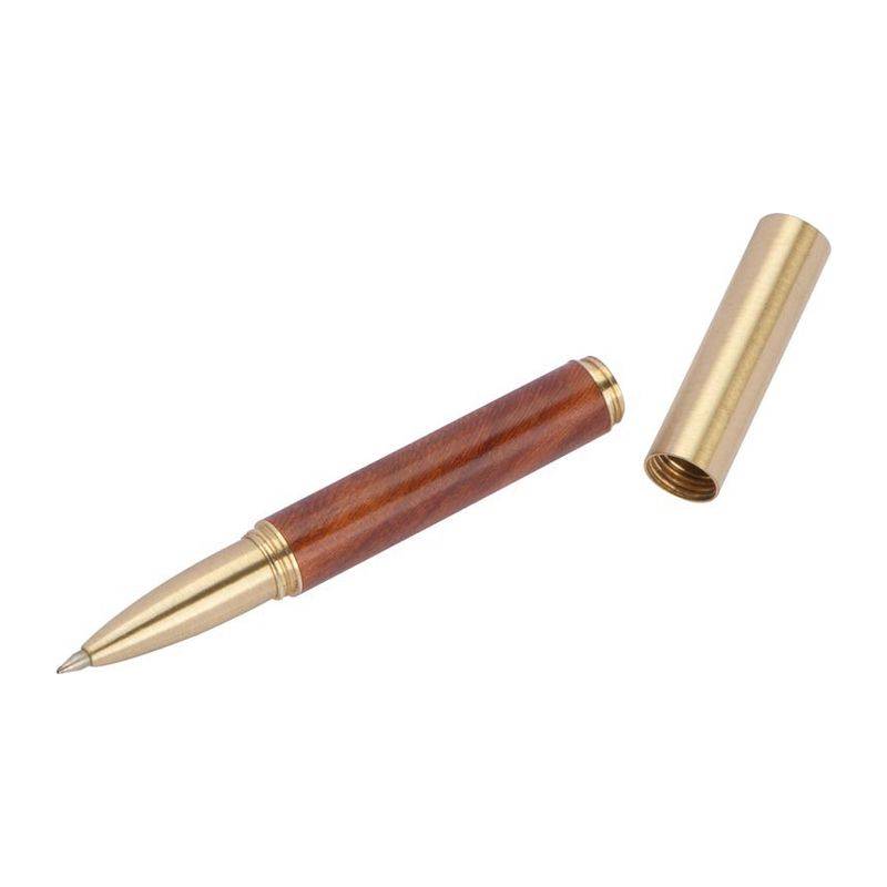 Psací sada (mosaz a dřevo), hnědá Psací sada (mosaz a dřevo), hnědá