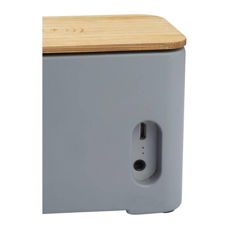 Bluetooth reproduktor a indukčná nabíjačka, sivá Bluetooth reproduktor a indukčná nabíjačka, sivá