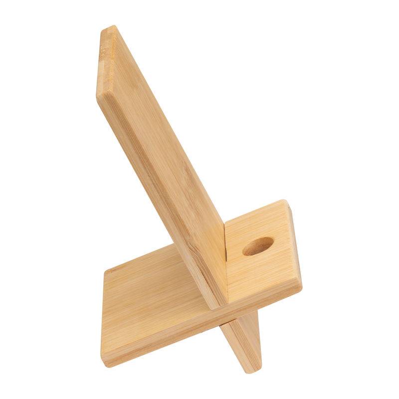 Držiak na mobil z bambusu, hnedá béžová Držiak na mobil z bambusu, hnedá béžová