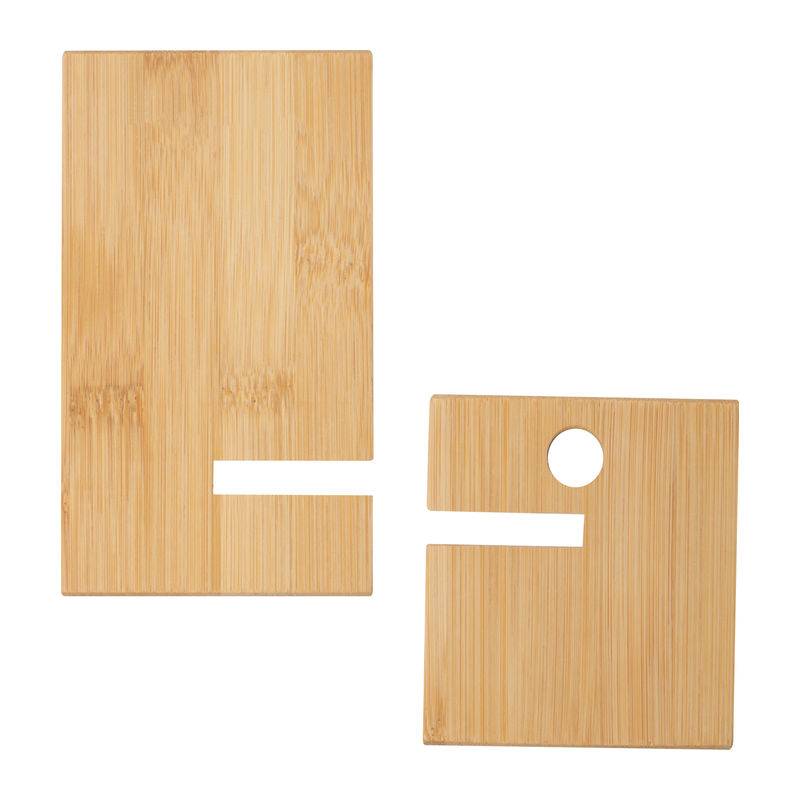 Držiak na mobil z bambusu, hnedá béžová Držiak na mobil z bambusu, hnedá béžová