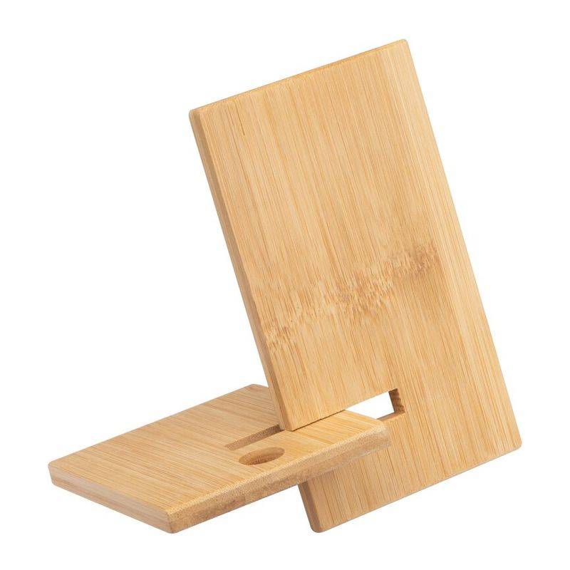 Držiak na mobil z bambusu, hnedá béžová Držiak na mobil z bambusu, hnedá béžová