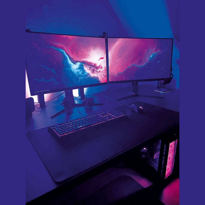 XXL herná podložka, čierna XXL herná podložka, čierna