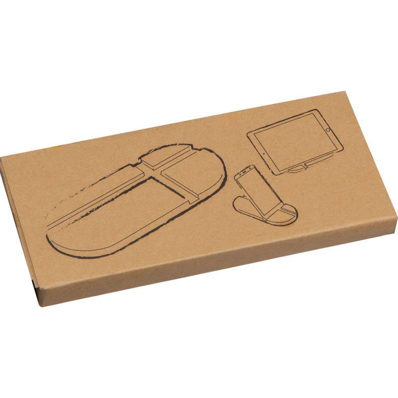 Bambusový držiak na tablet a smartfón, hnedá béžová Bambusový držiak na tablet a smartfón, hnedá béžová