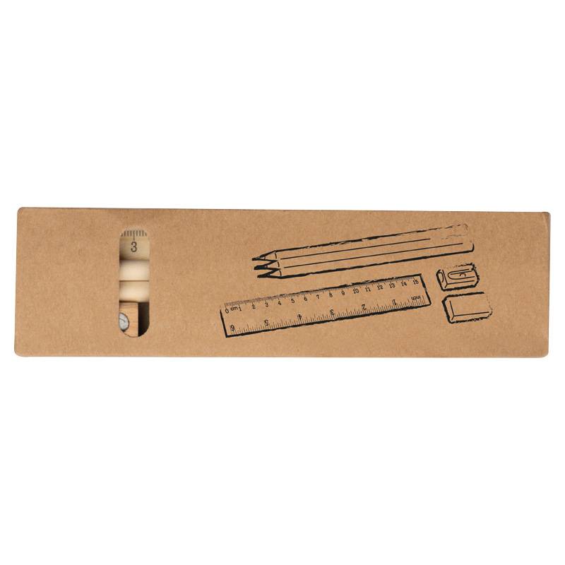 Psací sada, hnědá béžová Psací sada, hnědá béžová