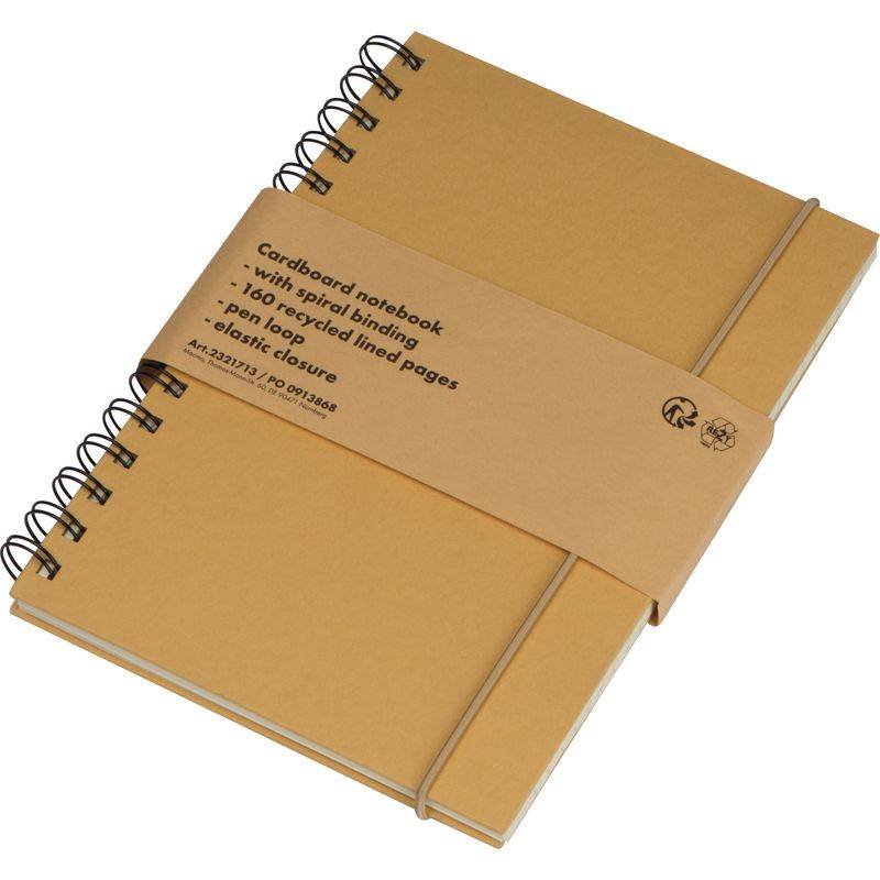 Kartónový poznámkový blok, hnedá béžová Kartónový poznámkový blok, hnedá béžová