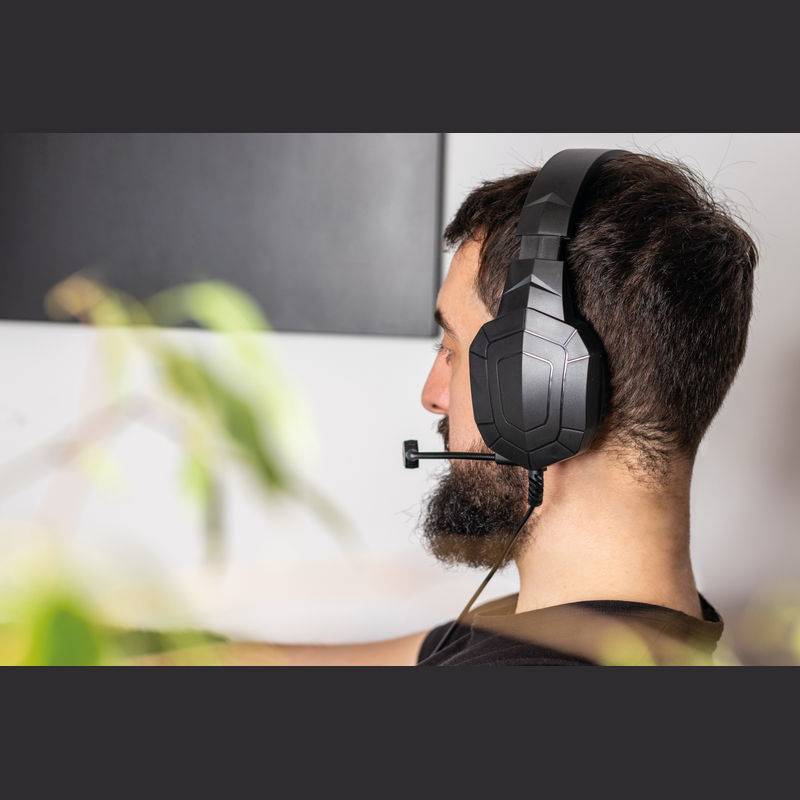 Headset s mikrofónom, čierna Headset s mikrofónom, čierna