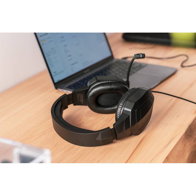 Headset s mikrofónom, čierna Headset s mikrofónom, čierna