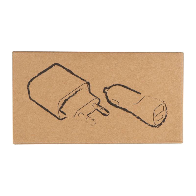 Cestovná sada USB + C Type, biela Cestovná sada USB + C Type, biela