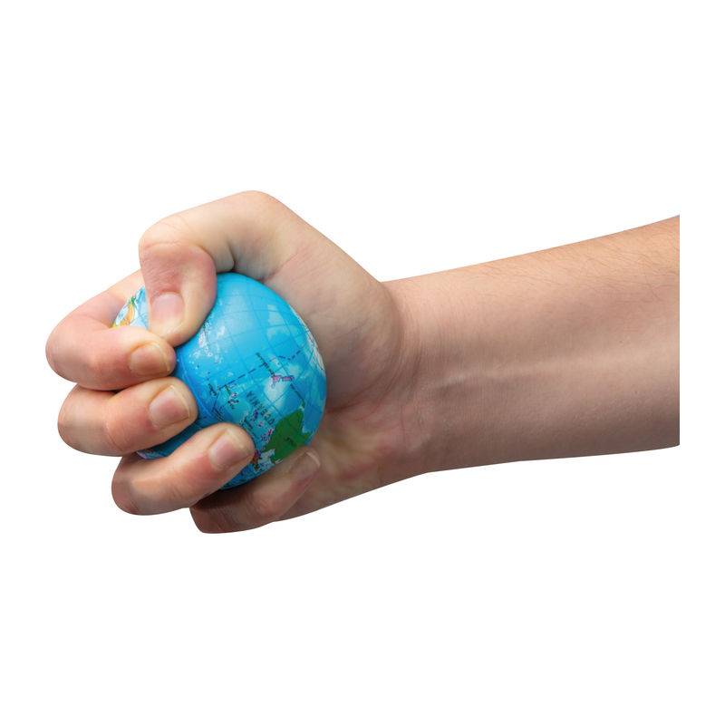 Antistresová lopta Glóbus, viacfarebná Antistresová lopta Glóbus, viacfarebná
