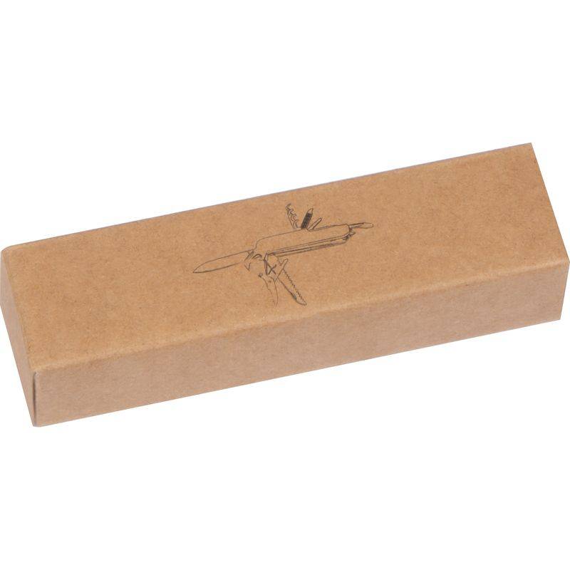 Vreckový nôž z nerezu s dreveným povrchom, hnedá béžová Vreckový nôž z nerezu s dreveným povrchom, hnedá béžová