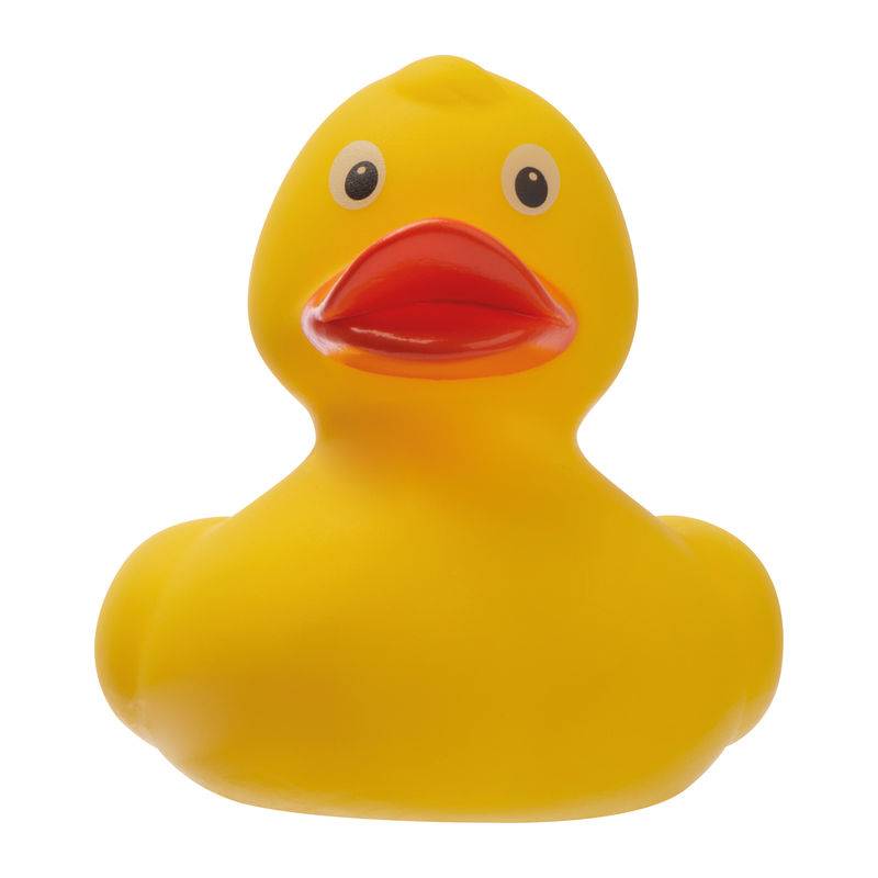 Gumová kachna vyrobená z PVC, žlutá Gumová kachna vyrobená z PVC, žlutá