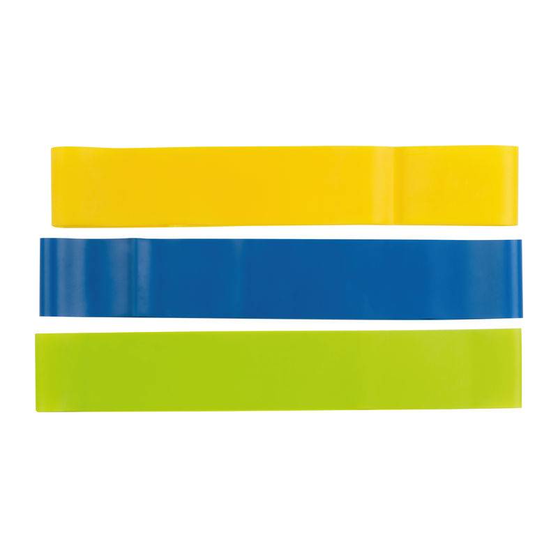 Elastické fitness pásky v plastovém boxu, vícebarevná Elastické fitness pásky v plastovém boxu, vícebarevná