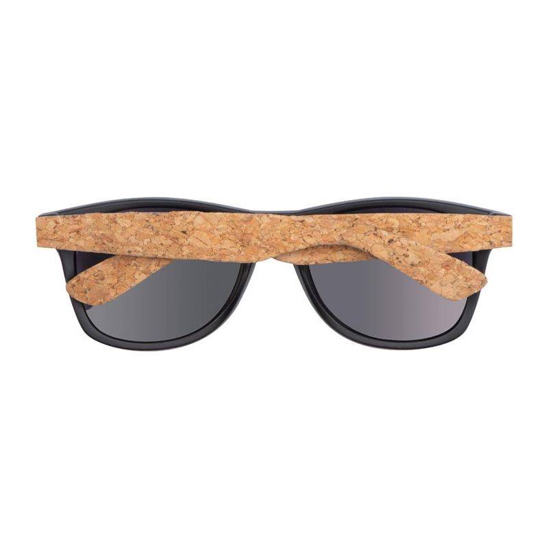 Slnečné okuliare s korkovými ušnicami, hnedá béžová Slnečné okuliare s korkovými ušnicami, hnedá béžová